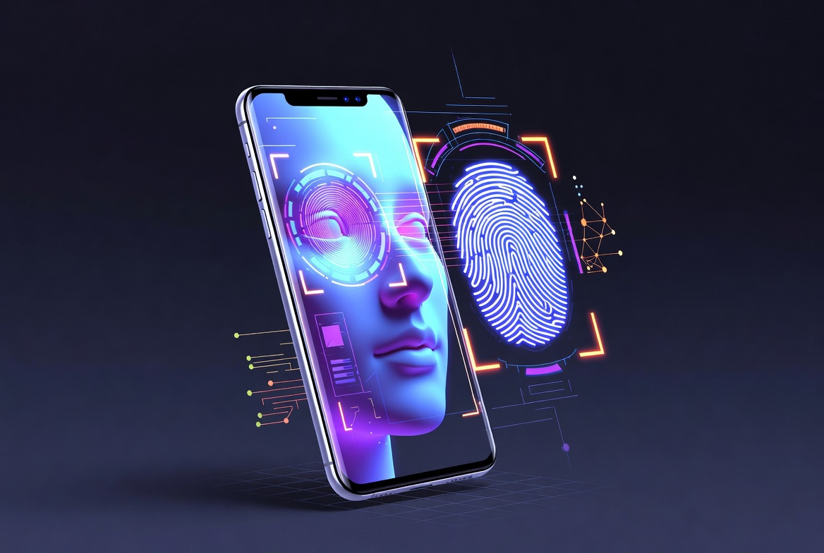 Glowing statistical charts over a risk mitigation framework